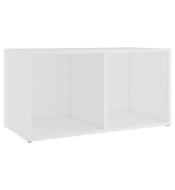 Meuble TV Blanc 72x35x36,5 cm Aggloméré