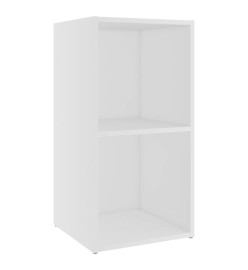 Meuble TV Blanc 72x35x36,5 cm Aggloméré