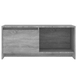 Meuble TV Sonoma gris 90x35x40 cm Aggloméré