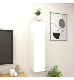 Meubles TV muraux 4 pcs Blanc 30,5x30x30 cm