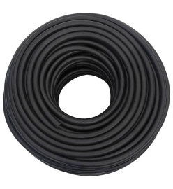 Tuyau d'air hybride noir 0,6" 100 m caoutchouc et PVC