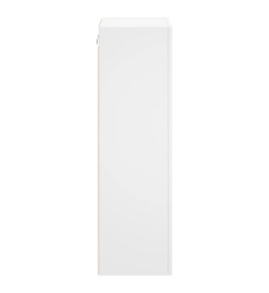 Meuble TV mural blanc 40,5x30x102 cm bois d'ingénierie