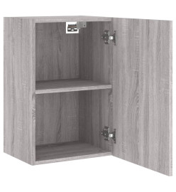 Meubles TV muraux 2pcs sonoma gris 40,5x30x60cm bois ingénierie