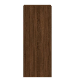 Meuble TV mural chêne marron 40,5x30x102 cm bois d'ingénierie