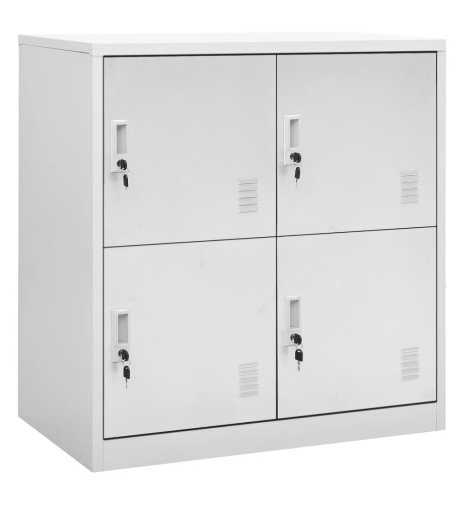Armoire à casiers Gris clair 90x45x92,5 cm Acier Armoire à casiers Gris clair 90x45x92,5 cm Acier