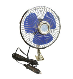 Carpoint Ventilateur 12 V 15,3 cm Argenté