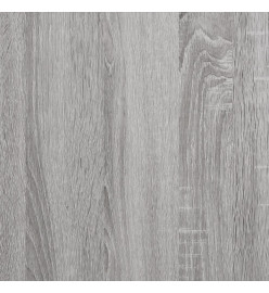 Table basse sonoma gris 40x40x55 cm bois d'ingénierie