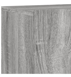 Unités murales TV 6 pcs sonoma gris bois d'ingénierie