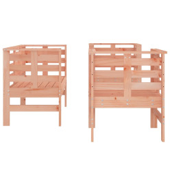 Salon de jardin 3 pcs bois massif douglas