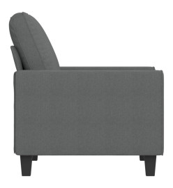 Fauteuil Gris foncé 60 cm Tissu