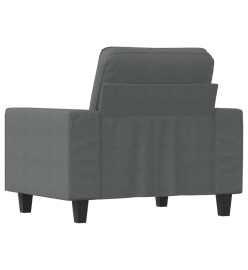 Fauteuil Gris foncé 60 cm Tissu