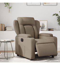 Fauteuil inclinable électrique Cappuccino Similicuir