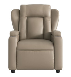 Fauteuil inclinable électrique Cappuccino Similicuir