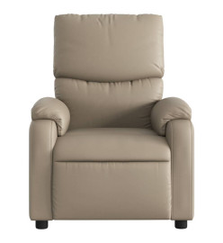 Fauteuil inclinable électrique Cappuccino Similicuir