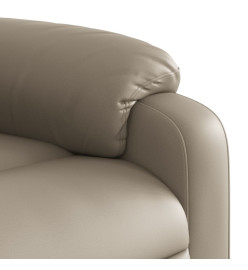 Fauteuil inclinable électrique Cappuccino Similicuir