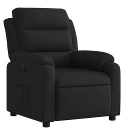 Fauteuil inclinable Noir Tissu