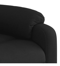 Fauteuil inclinable Noir Tissu