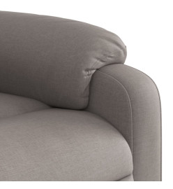 Fauteuil inclinable électrique Taupe Tissu