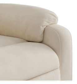 Fauteuil inclinable de massage électrique beige