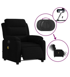 Fauteuil inclinable de massage électrique noir velours