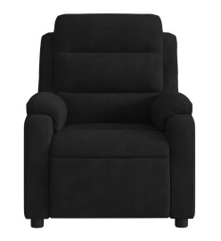 Fauteuil inclinable de massage électrique noir velours