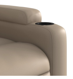 Fauteuil inclinable électrique Cappuccino Similicuir