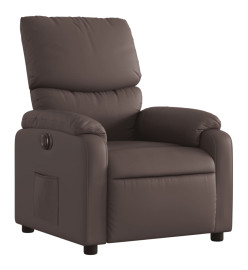 Fauteuil inclinable électrique Marron Similicuir