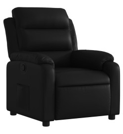 Fauteuil inclinable Noir Similicuir