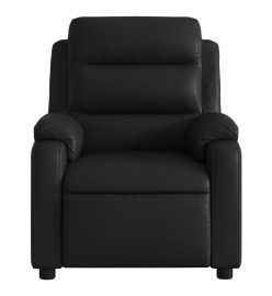 Fauteuil inclinable Noir Similicuir