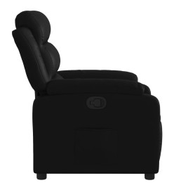 Fauteuil inclinable Noir Similicuir