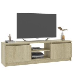 Meuble TV Chêne sonoma 120x30x35,5 cm Aggloméré