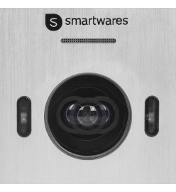 Smartwares Système d'interphone vidéo 3 appartements 20,5x8,6x2,1 cm