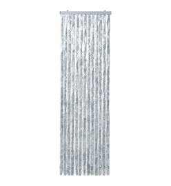 Moustiquaire Blanc et gris 56x200 cm Chenille