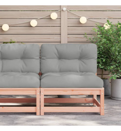 Canapé de jardin sans accoudoirs coussins bois massif douglas