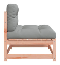 Canapé de jardin sans accoudoirs coussins bois massif douglas