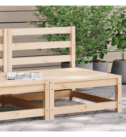 Canapé de jardin sans accoudoirs 70x70x67 cm bois de pin massif