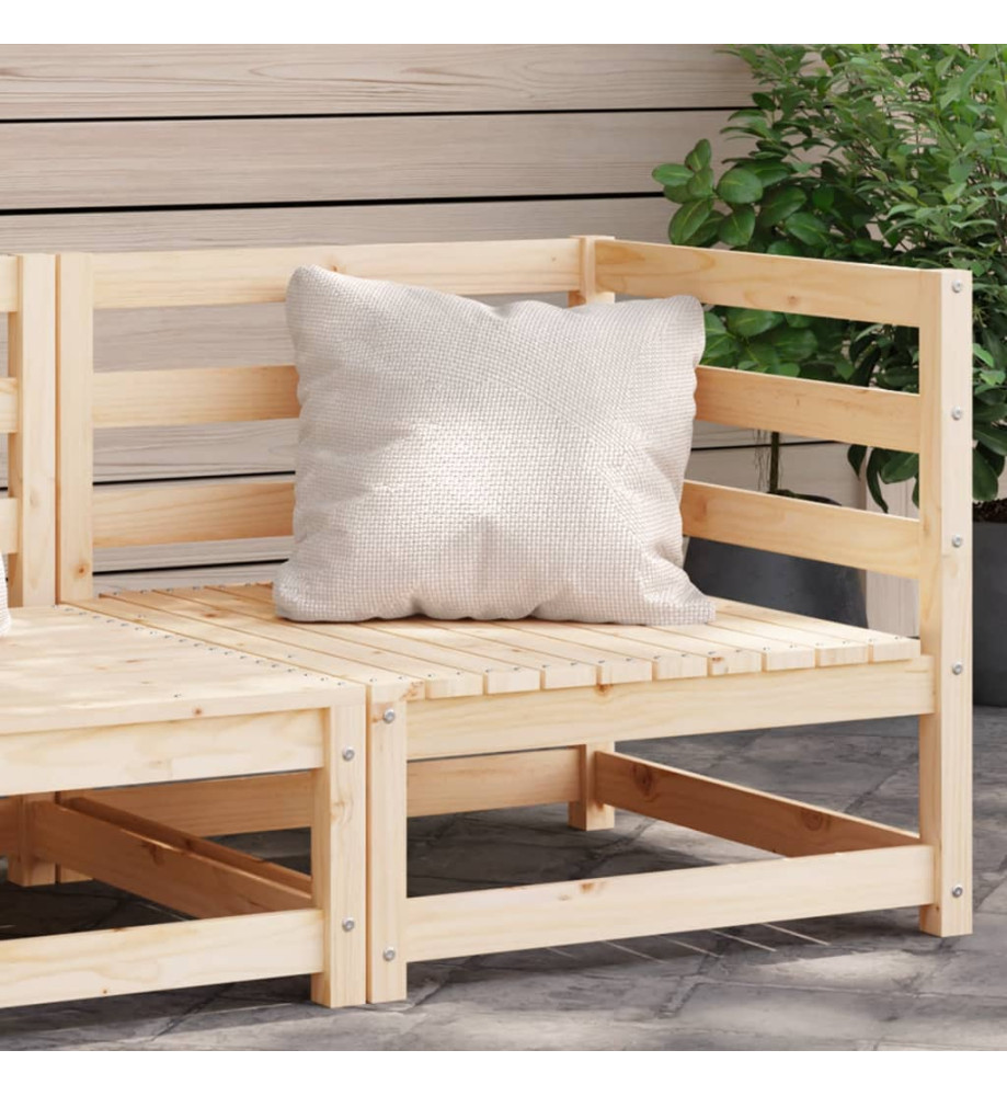 Canapé d'angle de jardin 70x70x67 cm bois de pin massif Canapé d'angle de jardin 70x70x67 cm bois de pin massif