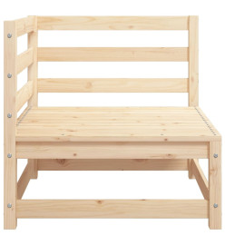 Canapé d'angle de jardin 70x70x67 cm bois de pin massif