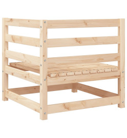 Canapé d'angle de jardin 70x70x67 cm bois de pin massif