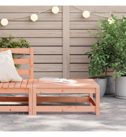 Repose-pied de jardin 70x70x30 cm massif de douglas