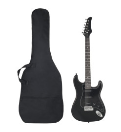 Guitare électrique pour débutants avec sac noir 4/4 39"