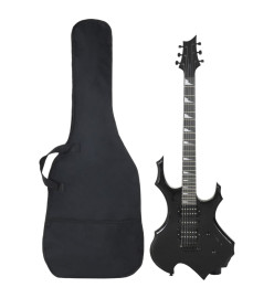 Guitare électrique pour débutants avec sac noir 4/4 39"