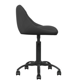 Chaise de bureau Noir Velours