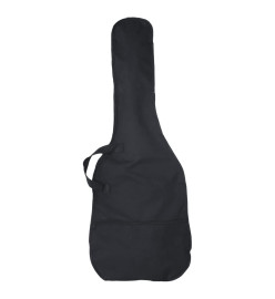 Guitare basse électrique de débutants sac brun et noir 4/4 46"