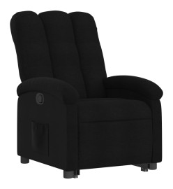 Fauteuil inclinable noir tissu