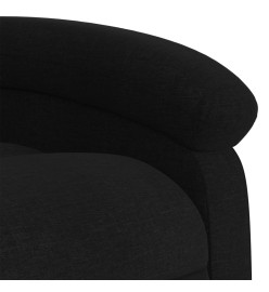 Fauteuil inclinable noir tissu