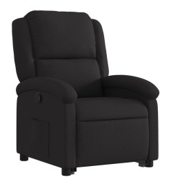 Fauteuil inclinable noir tissu