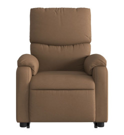 Fauteuil inclinable Marron Tissu