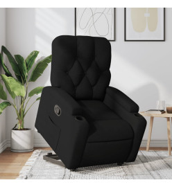 Fauteuil inclinable noir tissu