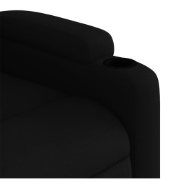 Fauteuil inclinable noir tissu